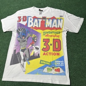 Batman 3D Action Comic Cover T-Shirt Retro Grafica DC Comics Uomo L - Foto 1 di 7