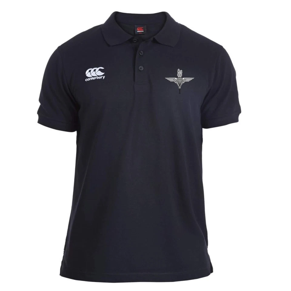 OFFICIAL 1 PARA Parachute Regiment embroidered Canterbury Rugby Polo Shirt  - Image 1 of 1