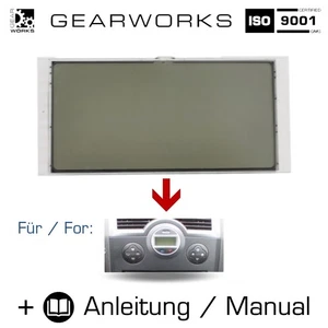 Display Klimabedienteil für RENAULT Megane Scenic 2 Modus 8V Reparatur - Picture 1 of 7