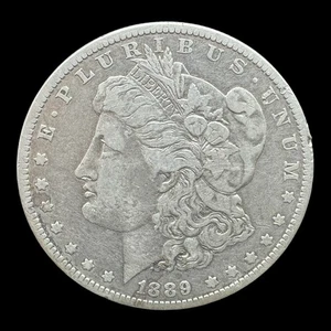 Dólar de plata Morgan 1889-O $1 Nueva Orleans como nuevo 90 % plata - Imagen 1 de 6