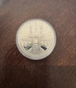 1984-S  Proof Olympic Los Angeles Commemorative Silver Dollar - Picture 1 of 2