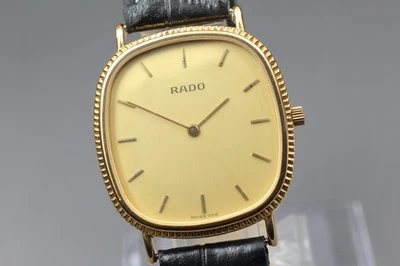 Vintage [Exc+5] Rado 204.3610.2 Gold Dial Quartz Unisex Adults Watch From JAPAN - Image 1 of 4