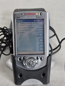 Retro Rare Compaq iPAQ 3760 Windows Pocket PC PDA - Zdjęcie 1 z 6
