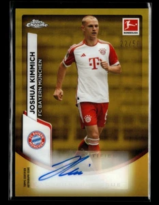 Joshua Kimmich 2023-24 Topps Chrome Bundesliga Soccer Gold Auto 22/50 - Bild 1 von 2