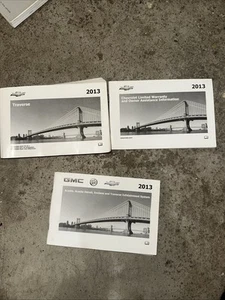 2013 Chevrolet Chevy Traverse Owners Manual OEM Free Shipping - Bild 1 von 3