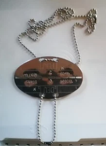 Erkennungsmarke Bundeswehr mit Kette Satz 100/800 von 1991 - Bild 1 von 1