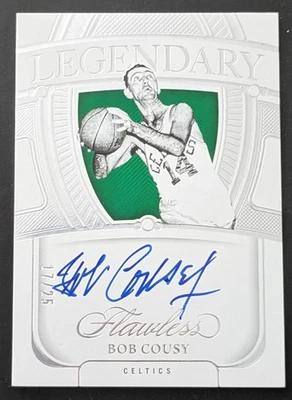 2023 Flawless Legendary Scripts Bob Cousy 17/25 Celtics NM+ - Image 1 of 2