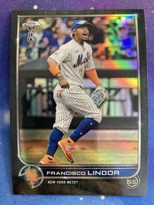Francisco Lindor Topps 2022 cromado Ben Baller #166 New York Mets - Imagen 1 de 2