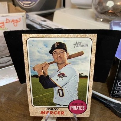 2017 Topps Heritage #270 Jordy Mercer Pittsburgh Pirates - Image 1 of 2