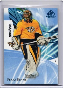 2020-21 Upper Deck SP Game Used #31 Blue Burst /165 Pekka Rinne - Bild 1 von 2