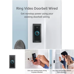 Videocitofono cablato bidirezionale conversazione rilevamento movimento telecamera HD avvisi in tempo reale - Foto 1 di 8