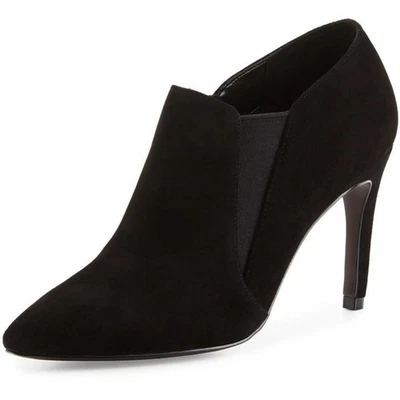 Cole Haan Allaire Botín al Tobillo Cuero Negro Gamuza Mujer Zapatos 11 Foto 1 de 4