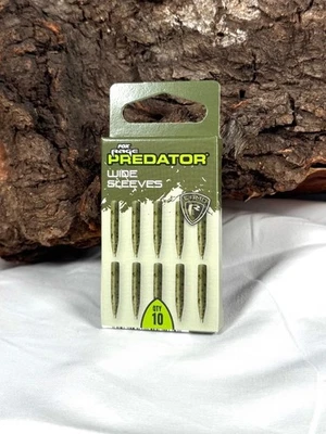Fox Rage Predator Wide Sleeves Camo 4mm Silikon Rig Sleeves 10 Stück Hüllen - Bild 1 von 3
