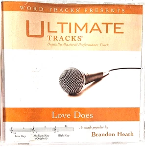 "Love Does" ultimate tracks Christian accompaniment CD - Picture 1 of 2