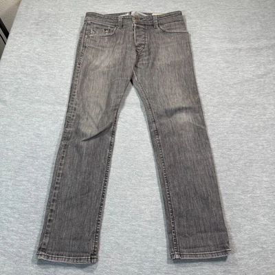 Diesel Jeans Mens 31x30 Gray Darron Stretch Slim Tapered Wash 0882I Turbo Fit - Image 1 of 4