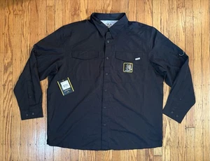 Men’s Realtree Scent Control Hunting Guide Black Shirt 2X NWT - Picture 1 of 11