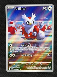 2025 Pokemon TCG Mega Evolutions Delibird Illustration Rare 152/132 NM - Picture 1 of 2