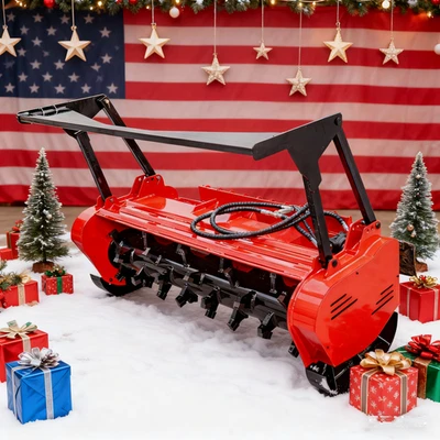 60英寸刷子切割机遮光器附件适用于滑移转向山猫土地清理农场 — 第 1/4 张图片