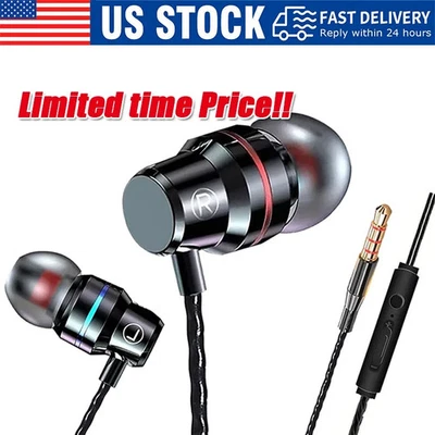 Auriculares HIFI Bass estéreo con cable auriculares intrauditivos auriculares 3,5 mm Foto 1 de 4