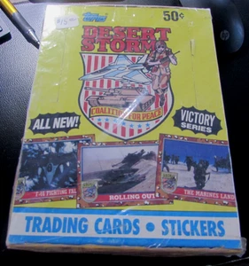 1991 TOPPS DESERT STORM - COALITION FOR PEACE (VICTORY) - WAX BOX - 36 packs - Picture 1 of 1