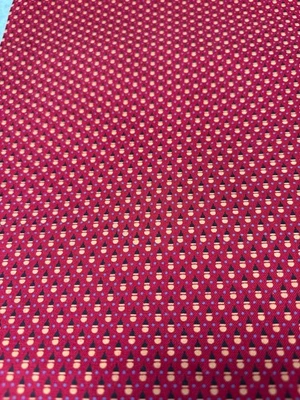 Red Honeycomb Pattern Quilting Fabric by Blank Textiles 1/2 yard x 44" Cotton Ma - Image 1 of 4