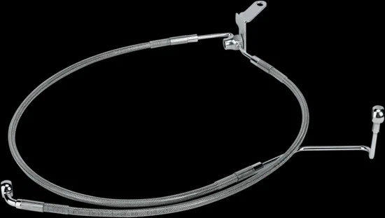 Drag 超大 +3 SS 后刹车线适用于 Harley Softail Springer 04-05 — 第 1/3 张图片