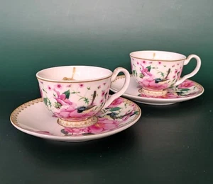 NEW IN BOX Maxwell & Williams Teas & C's Silk Road Demi Cup and Saucer set of 2 - Picture 1 of 6