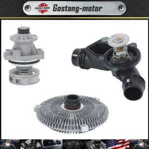 Water Pump Fan Clutch Thermostat Kit For BMW 3 Series 323Ci 325Ci 328Ci 330Ci X5 - Bild 1 von 13