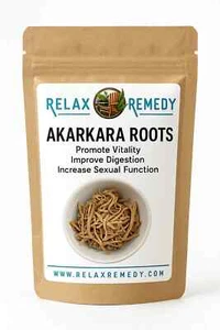 Ganze Akarkara Wurzeln - 100% rein, gentechnikfrei Anacyclus Pyrethrum, Vitalität, Bio - Bild 1 von 2