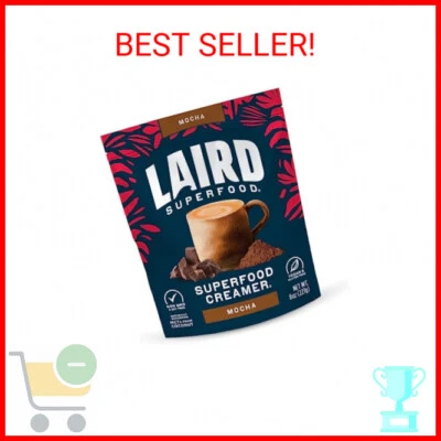 Laird Superalimento Crema de Café No Lácteo Moca, Superalimento Estable No Lácteo Foto 1 de 2