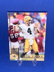 Brett Favre Green Bay Packers 1998 Donruss Leaf Rookies and Stars Football #112