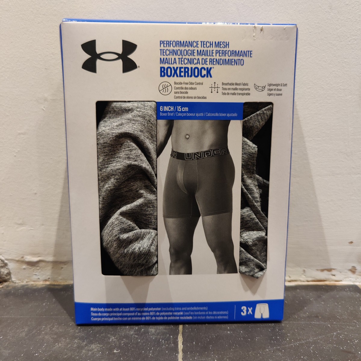 Underarmour Underwear Men Under Armour Essential Tech Boxerjock
