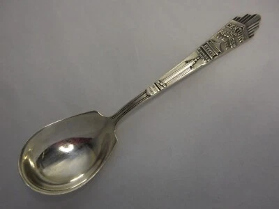 CHICAGO A CENTURY OF PROGRESS STERLING SILVER SOUVENIR SUGAR SPOON Foto 1 de 4