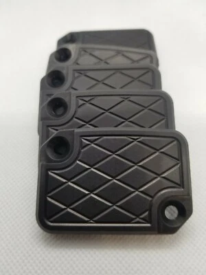 Cubierta de tapa de cilindro maestro de freno delantero Moto Guzzi V7, V9 negro Ano patrón de diamante Foto 1 de 4