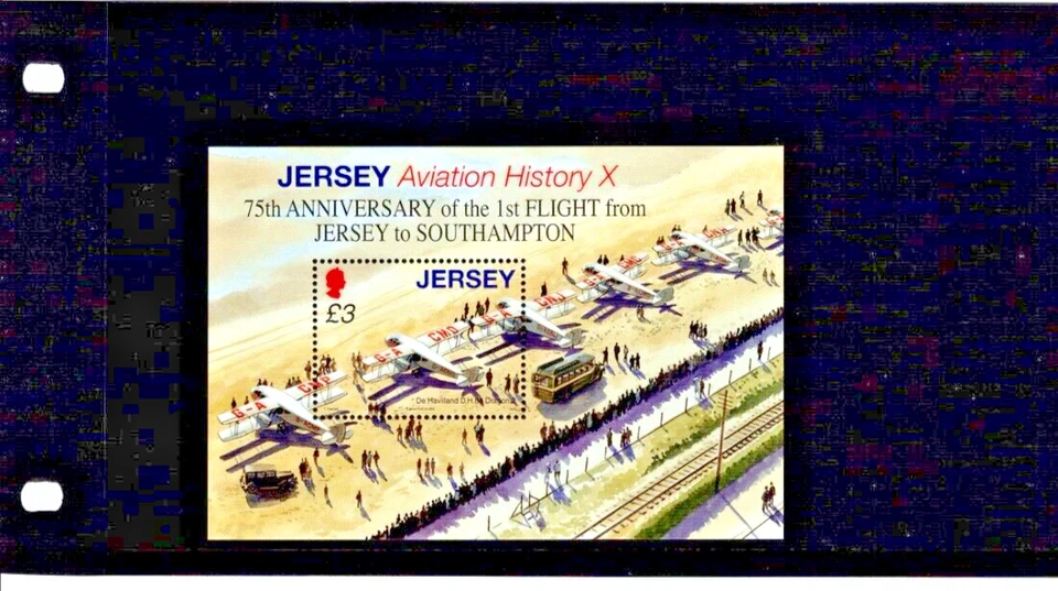 Stamps Jersey, Aviation History X Miniature Sheet UMM £3 , 2009  1 stamp - Image 1 of 1
