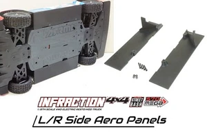 Paneles aerodinámicos del lado izquierdo/derecho de actualización para Arrma 1/8 infracción 3s y mega camión de radiocontrol - Imagen 1 de 7