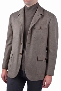 NUEVO CON ETIQUETAS $3100 STILE LATINO Trípoli chaqueta lana poliamida EU 52 ... - Imagen 1 de 7