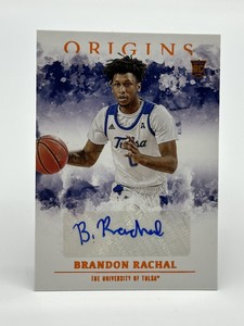 2021 Chronicles Origins Draft Picks Brandon Rachal Rookie Auto #OR-BRA Orange