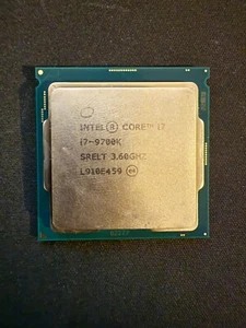 Intel Core i7-9700K 9th Gen 3.6GHz SRELT CPU. INTEL CPU i7 - Picture 1 of 2
