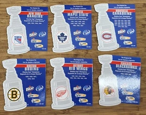 2001 Labatt Beer Cup Crazy Magnet Set of 6 Original Six Teams - Picture 1 of 7