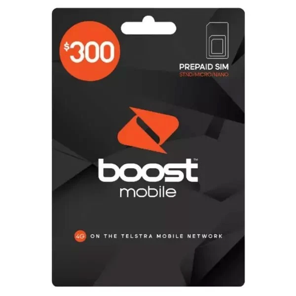BOOST MOBILE $300 PREPAID MULTI FIT SIM CARD STARTER KIT PACK 4G 5G EXP 09/2025 - Image 1 of 1