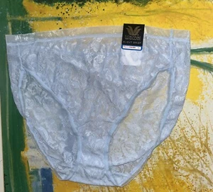 Vintage WACOAL Stretch Nylon Panties HI-Cut Brief Size XL Lace - Picture 1 of 11