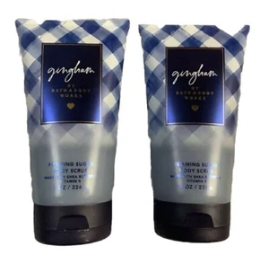 Bath & Body Works Gingham Foaming Sugar Body Scrub 8 oz SET OF 2 - Picture 1 of 2