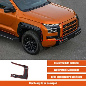 Front Headlight Lamp Eyelids Moulding Trim Sticker For Mitsubishi L200 2024-2025 - Picture 1 of 19
