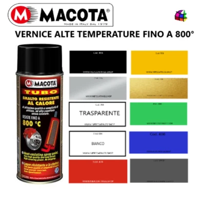 Macota Tubo Vernice Spray Alte Temperature Pinze Freno Marmitte Tuning 800°  - Immagine 1 di 4