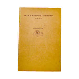 Arthur William Heintzelman Etcher Goodspeed's Monograph 1920 Etchings Vintage