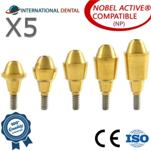 5 Straight Multi Unit 1.6mm Adapter Head Active Hex (NP) Dental Fixture - Picture 1 of 3