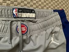 Blake Griffin 20-21 game worn Detroit Pistons gray shorts, size 40
