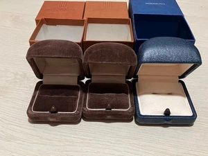 Mikimoto Ring Empty Box Case Set of 3 Accessories Jewelry Storage Used  - Picture 1 of 5