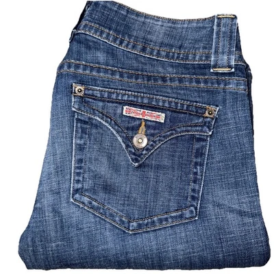 Jeans Hudson Bootcut tiro bajo hechos en EE. UU. Azul Denim Y2K 2000s Talla 29 Foto 1 de 4
